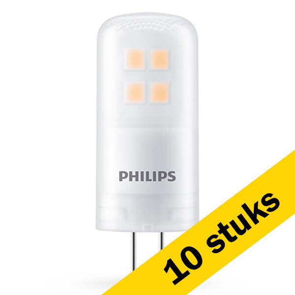 Evacuatie Verpletteren room Aanbieding: 10x Philips G4 LED capsule | 2700K | Mat | Dimbaar | 2.1W (20W)  Signify 123led.nl