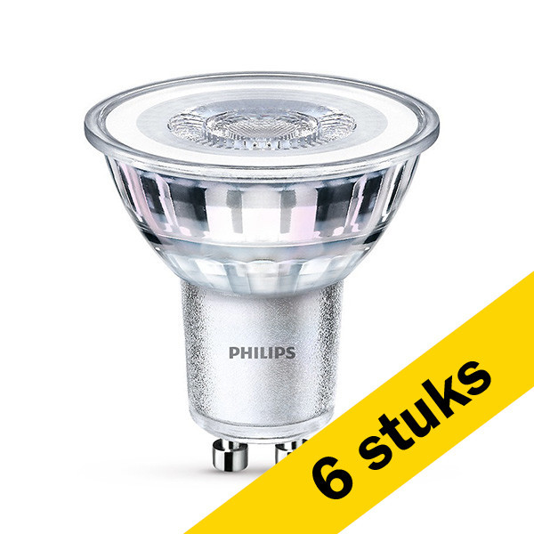 Signify Aanbieding: 6x Philips GU10 LED spot | 2700K | 2.7W (25W)  LPH00433 - 1