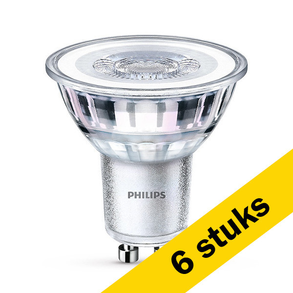 Signify Aanbieding: 6x Philips GU10 LED spot | 2700K | 4.6W (50W)  LPH00333 - 1