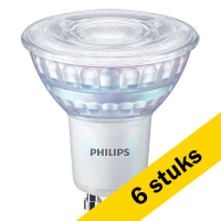 Signify Aanbieding: 6x Philips GU10 LED spot | WarmGlow | 2200-2700K | Dimbaar | 3.8W (50W)  LPH02528