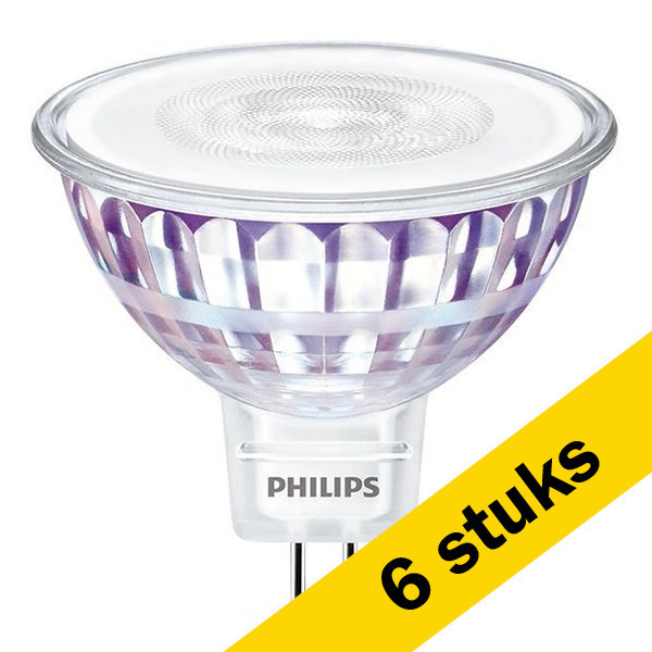 Signify Aanbieding: 6x Philips GU5.3 LED spot | 2700K | 7W (50W)  LPH00807 - 1
