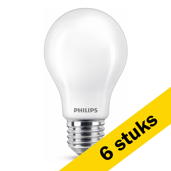 Signify Aanbieding: 6x Philips LED lamp E27 | Peer A60 | Mat | 2700K | 1.5W (15W)  LPH02293 - 1