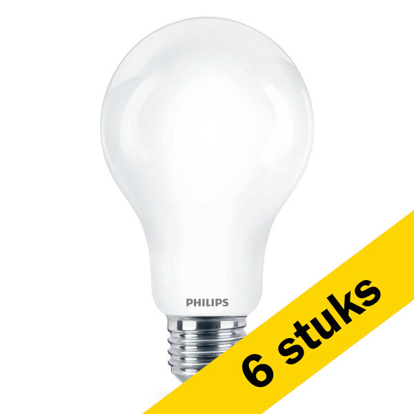 Signify Aanbieding: 6x Philips LED lamp E27 | Peer A67 | Mat | 2700K | 17.5W (150W)  LPH02289 - 1