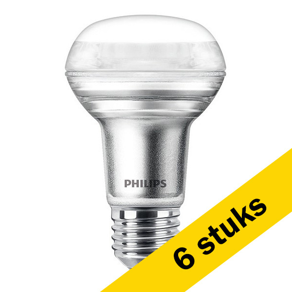 Signify Aanbieding: 6x Philips LED lamp E27 | Reflector R63 | 2700K | 3W (40W)  LPH00826 - 1
