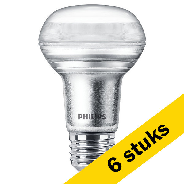 Signify Aanbieding: 6x Philips LED lamp E27 | Reflector R63 | 2700K | Dimbaar | 4.5W (60W)  LPH00828 - 1
