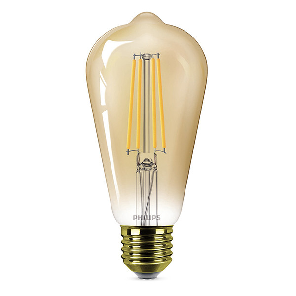 Signify Philips E27 dimbare filament led lamp Edison ST64 7.2W (50W)  LPH02509 - 1