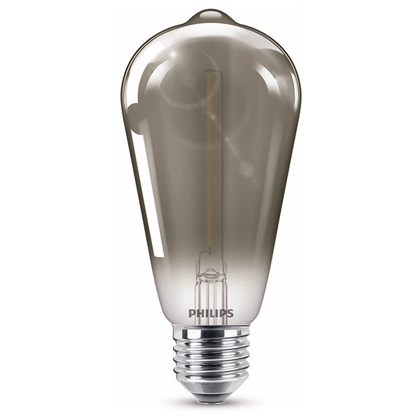 Schiereiland Pasen instinct Philips E27 filament led-gloeilamp ST64 Smoky 2.3W (15W) Signify 123led.nl