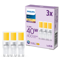 Signify Philips G9 LED capsule | COB | Helder | 2700K | 3.2W (40W) | 3 stuks  LPH03044