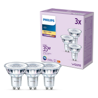 Signify Philips GU10 LED spot | 2700K | 3.5W (35W) | 3 stuks  LPH03031
