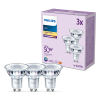 Signify Philips GU10 LED spot | 2700K | 4.6W (50W) | 3 stuks  LPH03037