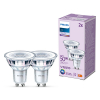 Signify Philips GU10 LED spot | 4000K | 4.6W (50W) | 2 stuks  LPH03039
