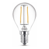 Philips LED lamp | E14 | Kogel | Filament | 2700K | 2W (25W)
