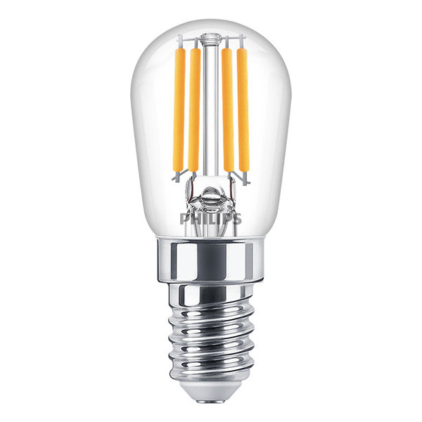 walvis Senator Veel Philips LED lamp | E14 | Kogel T25S | Filament | 2700K | 1W (12W) Signify  123led.nl