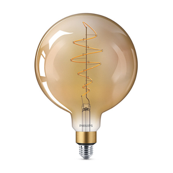 Signify Philips LED lamp | Vintage | E27 | Globe G200 | Goud | 2000K | Dimbaar | 6.5W (40W)  LPH02507 - 1