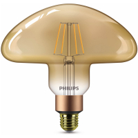 Signify Philips LED lamp | Vintage | E27 | Paddenstoel | Goud | 1800K | Dimbaar | 5.5W (40W)  LPH02653