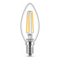 Signify Philips LED lamp E14 | Kaars B35 | Filament | Helder | 2700K | 6.5W (60W)  LPH02439
