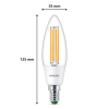 Signify Philips LED lamp E14 | Kaars B35 | Ultra Efficient | Filament | Helder | 3000K | 2.3W (40W)  LPH02899 - 6