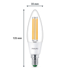 Signify Philips LED lamp E14 | Kaars B35 | Ultra Efficient | Filament | Helder | 4000K | 2.3W (40W)  LPH02901 - 2