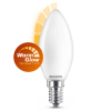 Signify Philips LED lamp E14 | Kaars B35 | WarmGlow | Mat | 2200-2700K | Dimbaar | 3.4W (40W)  LPH02592