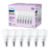 Signify Philips LED lamp E14 | Kogel P45 | Mat | 2700K | 2.2W (25W) 6 stuks  LPH03026