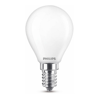 Signify Philips LED lamp E14 | Kogel P45 | Mat | 2700K | 6.5W (60W)  LPH02384