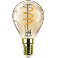 Signify Philips LED lamp E14 | Kogel P45 | Vintage | Goud | 1800K | Dimbaar | 2.6W (15W)  LPH02675
