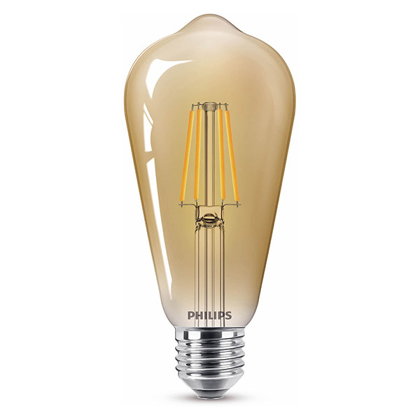 Signify Philips LED lamp E27 | Edison ST64 | Filament | Goud | 1800K | 3.1W (25W)  LPH03272 - 1
