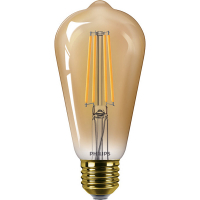 Signify Philips LED lamp E27 | Edison ST64 | Vintage | Goud | 2200K | Dimbaar | 5.8W (50W)  LPH02679