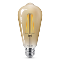Signify Philips LED lamp E27 | Edison ST64 | Vintage | Goud | 2500K | 5.5W (48W)  LPH01293