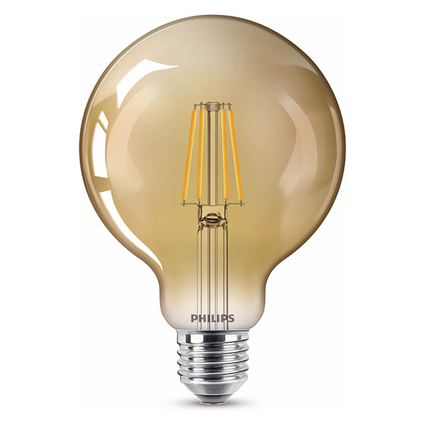 Signify Philips LED lamp E27 | Globe G95 | Filament | Goud | 1800K | 3.1W (25W)  LPH03250 - 1