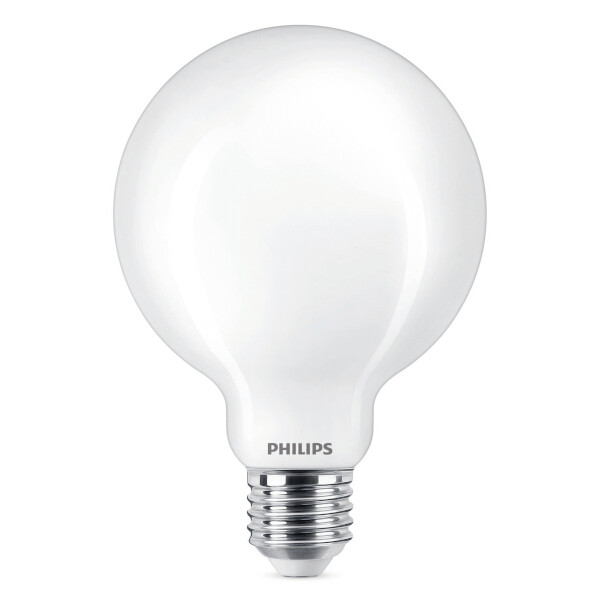 vloot bekken schelp Philips LED lamp E27 | Globe G95 | Mat | 2700K | 7W (60W) Signify 123led.nl