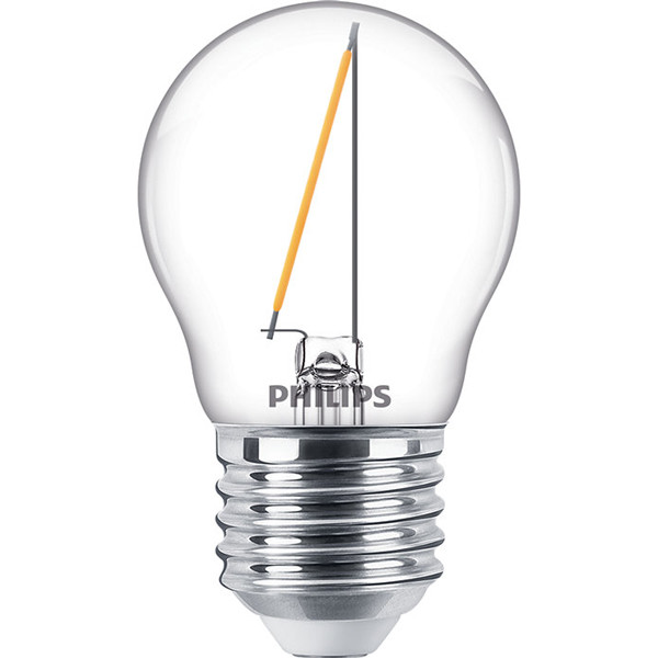 President Haalbaar Superioriteit Philips LED lamp E27 | Kogel P45 | Filament | 2700K | 1.4W (15W) Signify  123led.nl