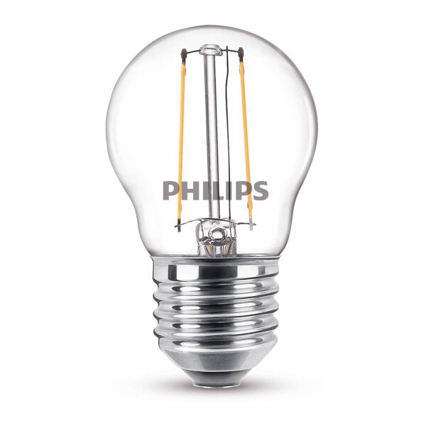 Signify Philips LED lamp E27 | Kogel P45 | Filament | Helder | 2700K | 2W (25W)  LPH02370 - 1