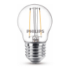 Philips LED lamp E27 | Kogel P45 | Filament | Helder | 2700K | 2W (25W)