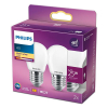 Signify Philips LED lamp E27 | Kogel P45 | Mat | 2700K | 2.2W (25W) | 2 stuks  LPH02366