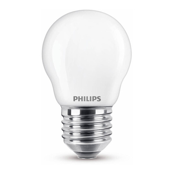 samenwerken Lee Uitputting Philips LED lamp E27 | Kogel P45 | Mat | 4000K | 6.5W (60W) Signify  123led.nl