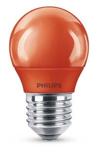 Signify Philips LED lamp E27 | Kogel P45 | Rood | 3.1W (25W)  LPH00473