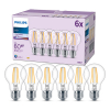 Signify Philips LED lamp E27 | Peer A60 | Filament | 4000K | 7W (60W) 6 stuks  LPH03024