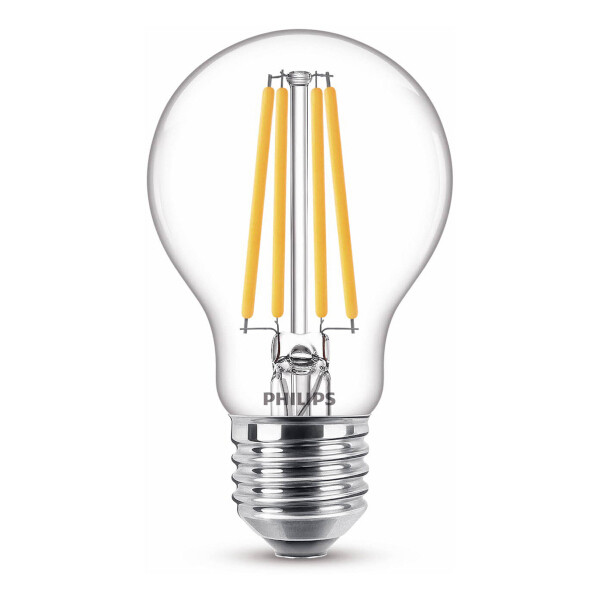 Signify Philips LED lamp E27 | Peer A60 | Filament | Helder | 2700K | 10.5W (100W)  LPH02340 - 1