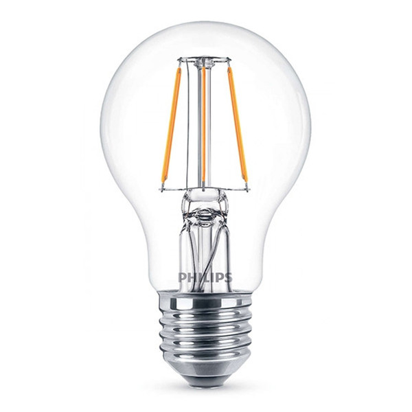 Signify Philips LED lamp E27 | Peer A60 | Filament | Helder | 2700K | 4.3W (40W)  LPH02334 - 1