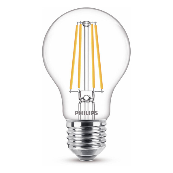 Signify Philips LED lamp E27 | Peer A60 | Filament | Helder | 2700K | 8.5W (75W)  LPH02338 - 1