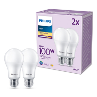 Signify Philips LED lamp E27 | Peer A60 | Mat | 2700K | 13W (100W) | 2 stuks  LPH03016