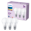 Signify Philips LED lamp E27 | Peer A60 | Mat | 2700K | 4.9W (40W) 3 stuks  LPH03008