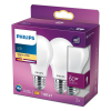 Signify Philips LED lamp E27 | Peer A60 | Mat | 2700K | 7W (60W) | 2 stuks  LPH02325