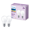 Signify Philips LED lamp E27 | Peer A60 | Mat | 2700K | 7W (60W) 2 stuks  LPH03013