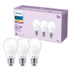 Signify Philips LED lamp E27 | Peer A60 | Mat | 2700K | 7W (60W) 3 stuks  LPH03014