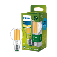 Signify Philips LED lamp E27 | Peer A60 | Ultra Efficient | Filament | 2700K | 5.2W (75W)  LPH03296