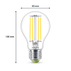 Signify Philips LED lamp E27 | Peer A60 | Ultra Efficient  | Filament | 4000K | 2.3W (40W)  LPH02571 - 2