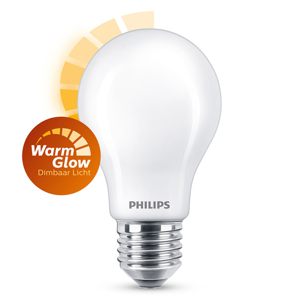 Wiskundige Fabrikant zwanger Philips LED lamp E27 | Peer A60 | WarmGlow | Mat | 2200-2700K | 10.5W  (100W) Signify 123led.nl