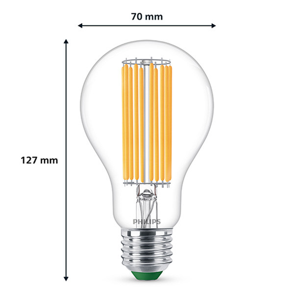 Signify Philips LED lamp E27 | Peer A67 | Ultra Efficient | Filament | 3000K | 5.2W (75W)  LPH02883 - 6